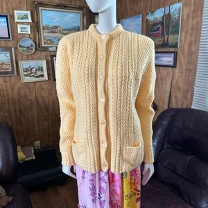 Handmade Knit Vintage Granny Sweater